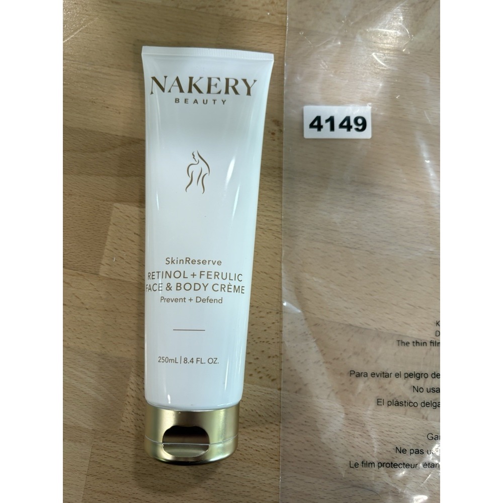 NAKERY Beauty SkinReserve Retinol + Ferulic Face & Body Cream Firming 8.4 oz